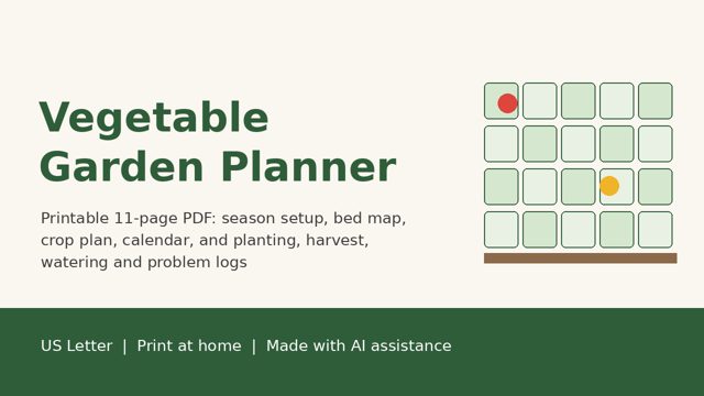 Vegetable Garden Planner preview